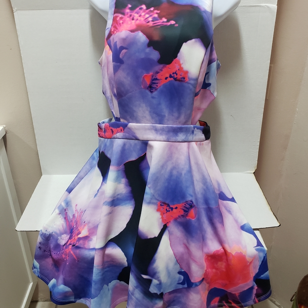 Bebe Side Cut Out Dress